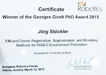 Jrg Stckler: Georges Giralt PhD Award 2015